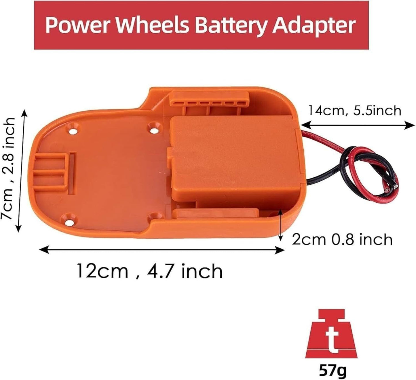 300W Power Inverter for Ridgid DC 18V to AC 110V 120V Portable Power Station with 2 AC Outlet & 2 USB Ports for Car, Vehicles, Laptop, Computer, Phone, String Light, Fan