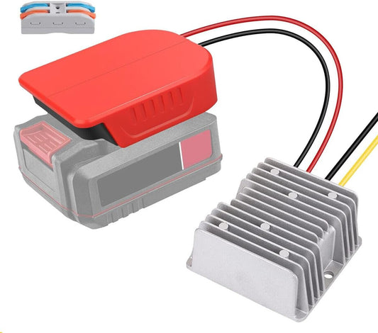 20V to 12V Step Down Converter Aadpter for Bauer 20V Battery Voltage Converter DC Voltage Regulator 15A  180W Automatic Buck Converter Power Wheels Aadpter for DIY RC Car Toys