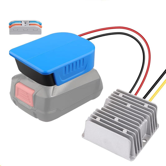 18V to 12V Step Down Converter Aadpter for Bosch 18V PBA Series Battery Voltage Converter DC Voltage Regulator 15A 180W Automatic Buck Converter Power Wheels Aadpter for DIY RC Car Toys