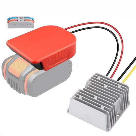 20V to 12V Step Down Converter Aadpter for Worx 20V 4pin Battery Voltage Converter DC Voltage Regulator 15A 180W Automatic Buck Converter Power Wheels Aadpter for DIY RC Car Toys