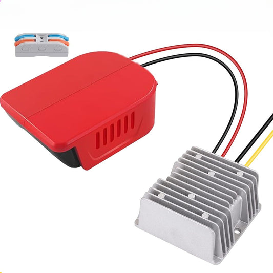 18V to 12V Step Down Converter Aadpter for Einhell 18V Battery Voltage Converter DC Voltage Regulator 15A  180W Automatic Buck Converter Power Wheels Aadpter for DIY RC Car Toys
